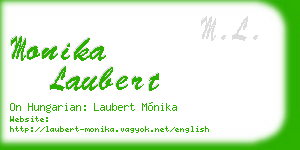 monika laubert business card